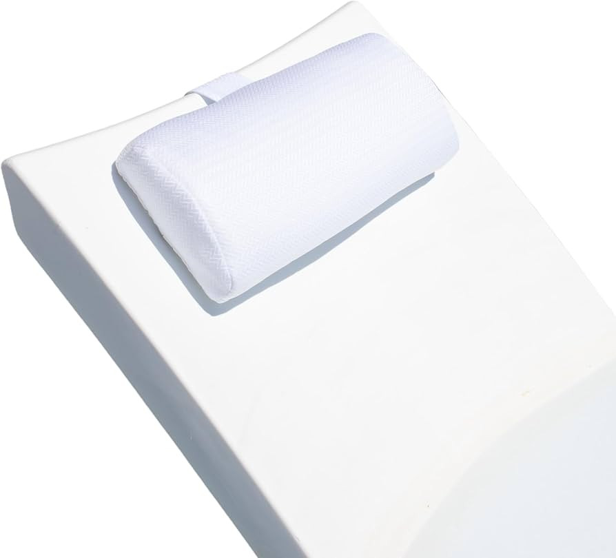 REZVANI Headrest Pillow for Patio Chaise Lounge, in Pool Lounger on Ledge with Non-Slip Weighted ... | Amazon (US)