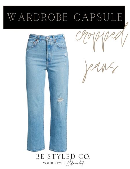 The best cropped jeans 

#LTKstyletip #LTKunder100 #LTKFind