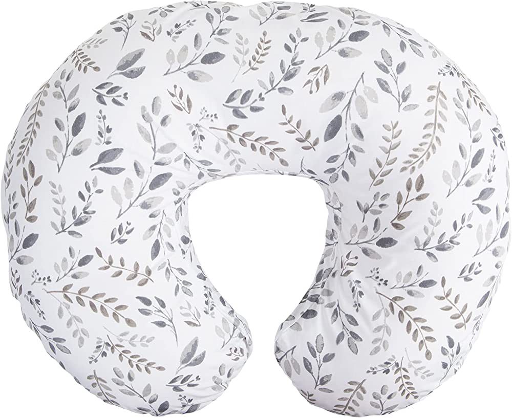Boppy Nursing Pillow and Positioner—Original | Gray Taupe Watercolor Leaves | Breastfeeding, Bo... | Amazon (US)