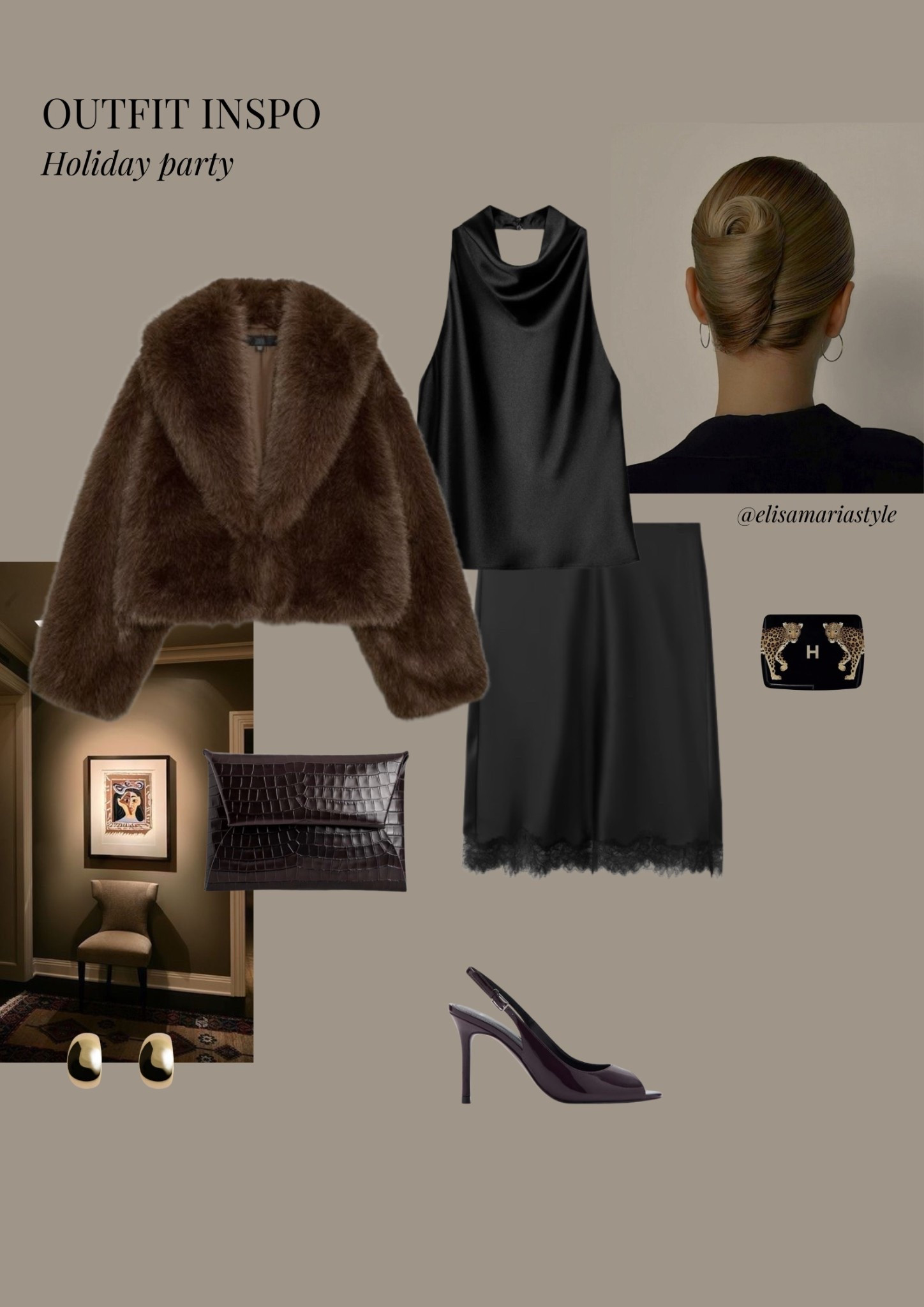 Holiday party outfit idea 🤎✨

#LTKdresses #LTKfestive #LTKpartywear