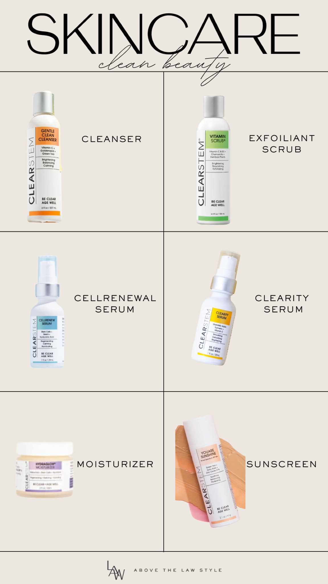 Clean Skincare 

#LTKFindsUnder50 #LTKFindsUnder100 #LTKBeauty