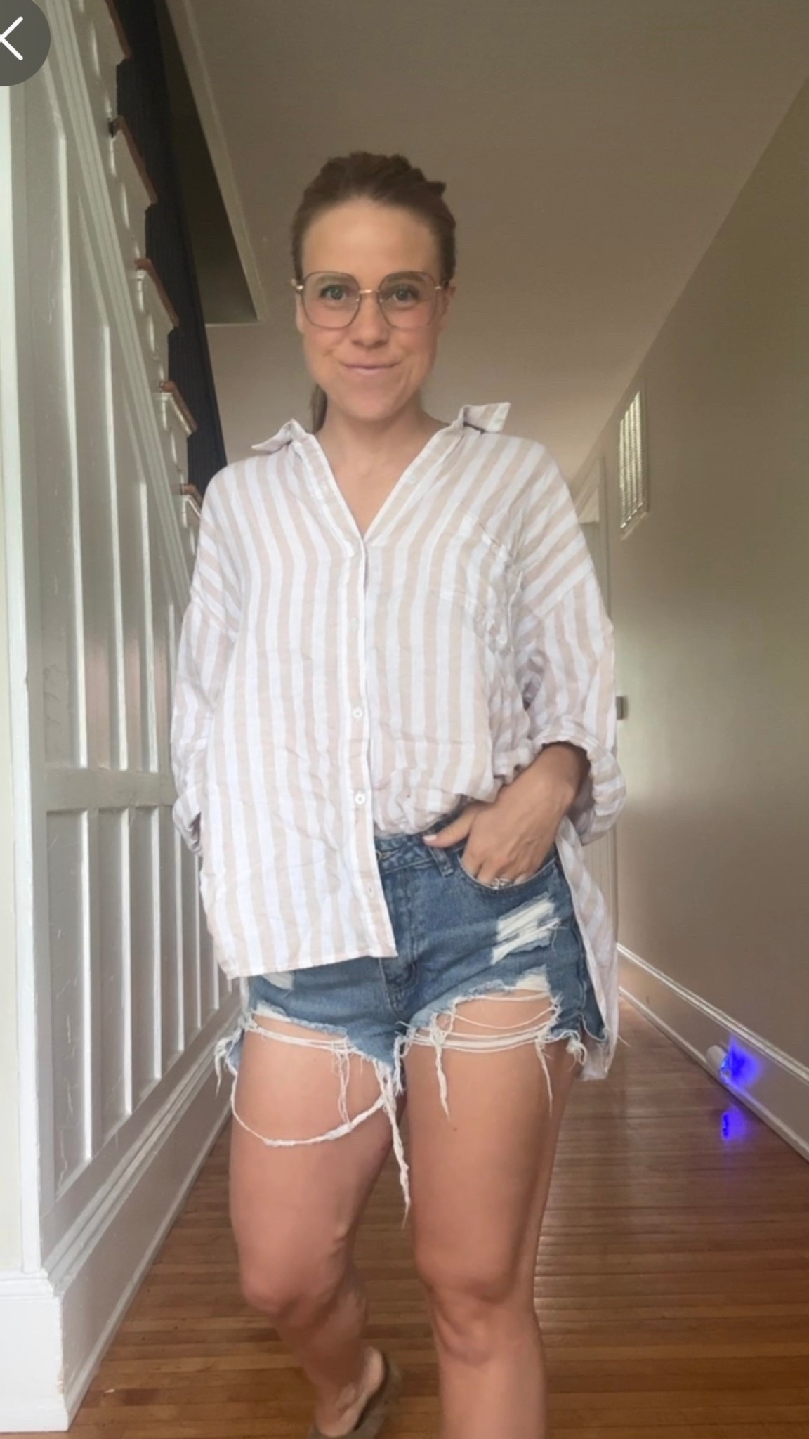Effortless mom style for summer starts here. These high-rise mom denim shorts from Abercrombie are a warm-weather staple—flattering, comfy, and easy to move in (aka kid-chasing approved). I paired them with a lightweight linen button-up shirt from Old Navy that gives breezy, put-together vibes without even trying. And let’s talk about these comfy Birkenstock-style sandals I grabbed on Amazon—they’re the everyday shoe I reach for whether I’m running errands, heading to the park, or hanging out on the porch with the kids. This outfit is proof that casual mom outfits can be cute and practical.

#SummerMomStyle #CasualOutfitIdeas #AbercrombieMomShorts #OldNavyLinenShirt #AmazonBirkenstocks #EverydayMomLook #EasyOutfitsForMoms #StylishAndComfortable #MomUniform #WeekendOutfitIdeas 

#LTKFamily #LTKSaleAlert #LTKShoeCrush