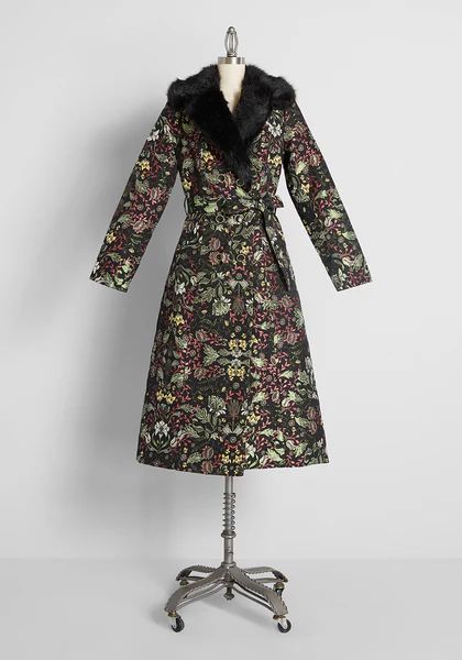 Floral Elegance Embroidered Coat | ModCloth