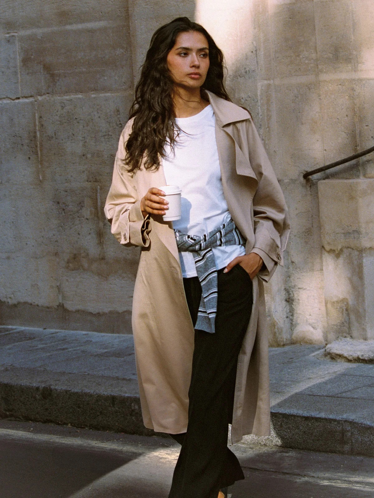 RELAXED TRENCH TWILL RAGLAN TRENCH COAT | French Connection (US)