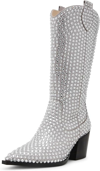 Betsey Johnson Women's Randy Western Boot | Amazon (US)