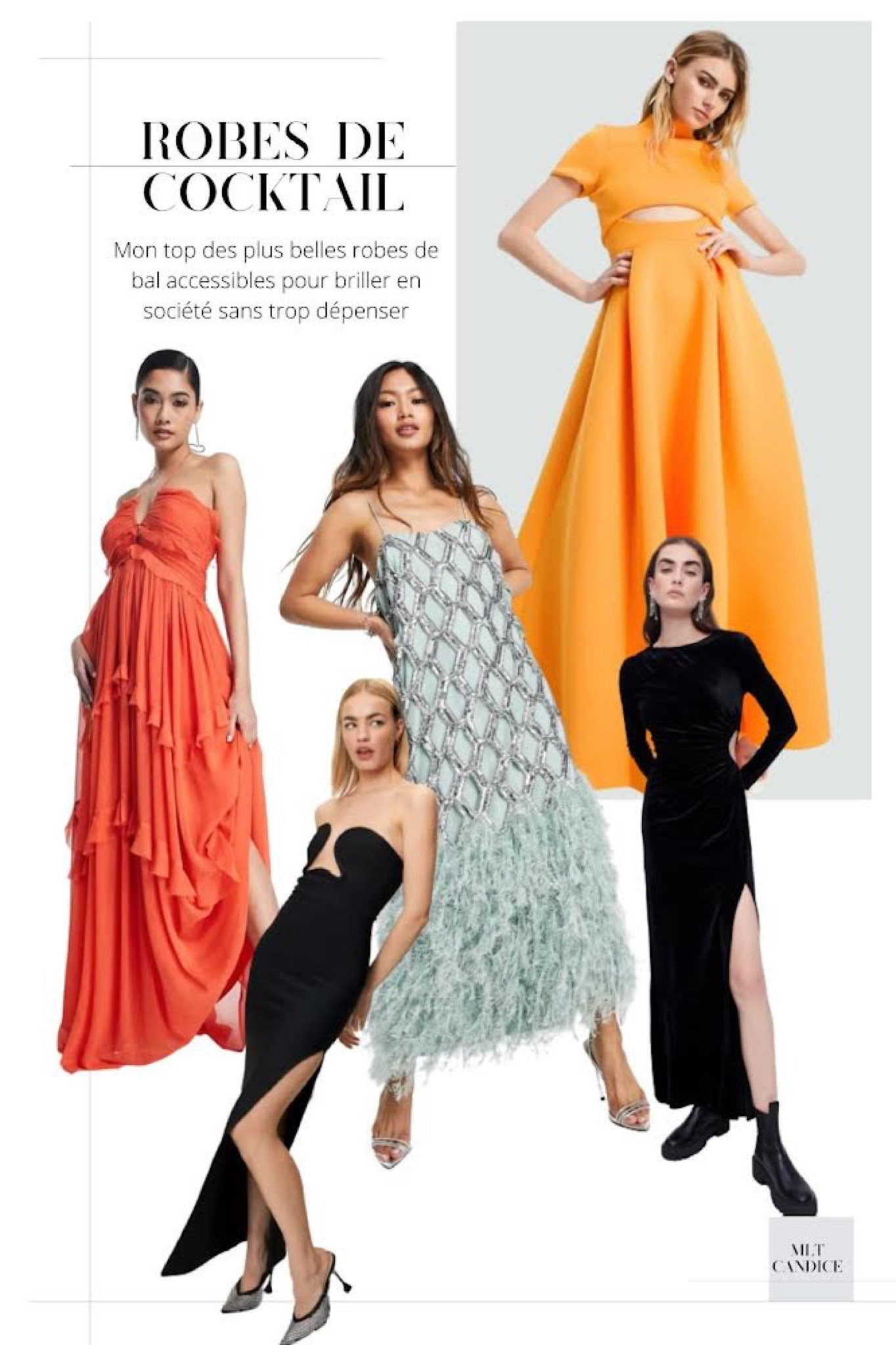 Asos, NastyGal, Mango, Maje... Voici les plus belles robes de bal de l'hiver 2022. Mon conseil de journaliste mode ? Privilégier une robe longue pour une tenue de soirée des plus élégantes et miser sur des couleurs qui illuminent votre couleur de cheveux et votre teint. Si l'on est blonde ou rousse, une robe de soirée noire réveille la coloration. Si l'on est brune, les coloris peps et vitaminés sont parfaits. Mes coups de cœur ? La robe à franges Asos esprit années 20 qui se porte idéalement avec des bottes à talons et des escarpins, la robe noire au décolleté coeur d'inspiration Saint Laurent, et la robe en velours noire cut out signée Maje (que j'ai et qui fait son effet à chaque fois que je la mets). 

#liketkit #weeklyfinds #falloutfit @liketoknow.it @shop.ltk @liketoknow.it.usa 
#LTKunder100#LTKunder50#LTKworkwear#LTKeurope#LTKSeasonal

#LTKunder50 #LTKwedding #LTKSeasonal