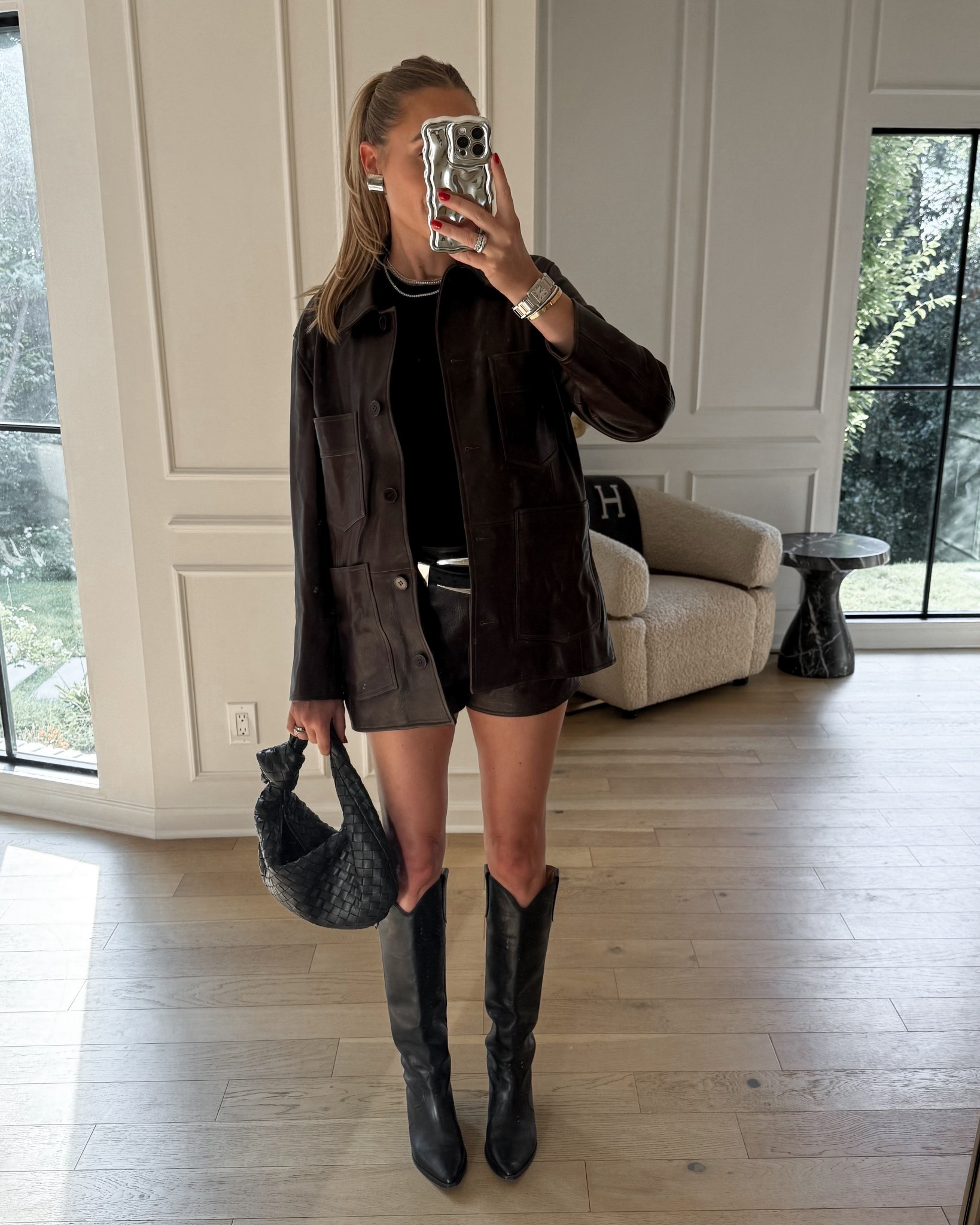 Fashion Jackson, Nashville outfit, chic western outfit, black western boots, leather matching set 

#LTKFindsUnder100 #LTKOver40 #LTKStyleTip