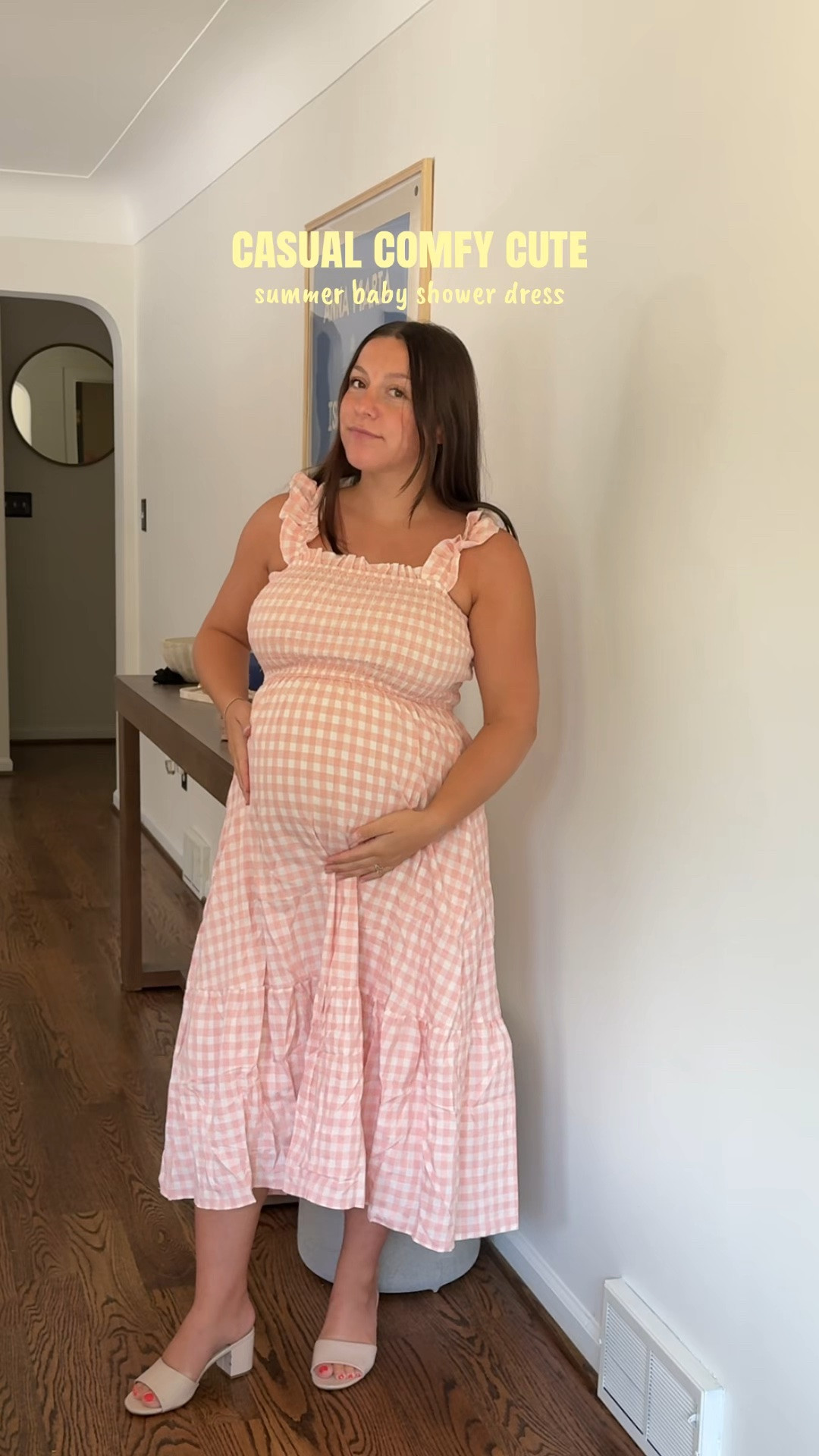 This dress is so cute and comfy! Perfect for a baby girl shower! 🩷

#LTKBump