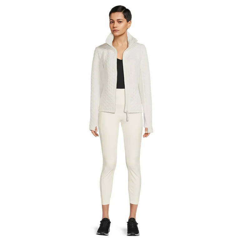 Avia Women's Quilted Jacket With Thumbholes | Walmart (US)