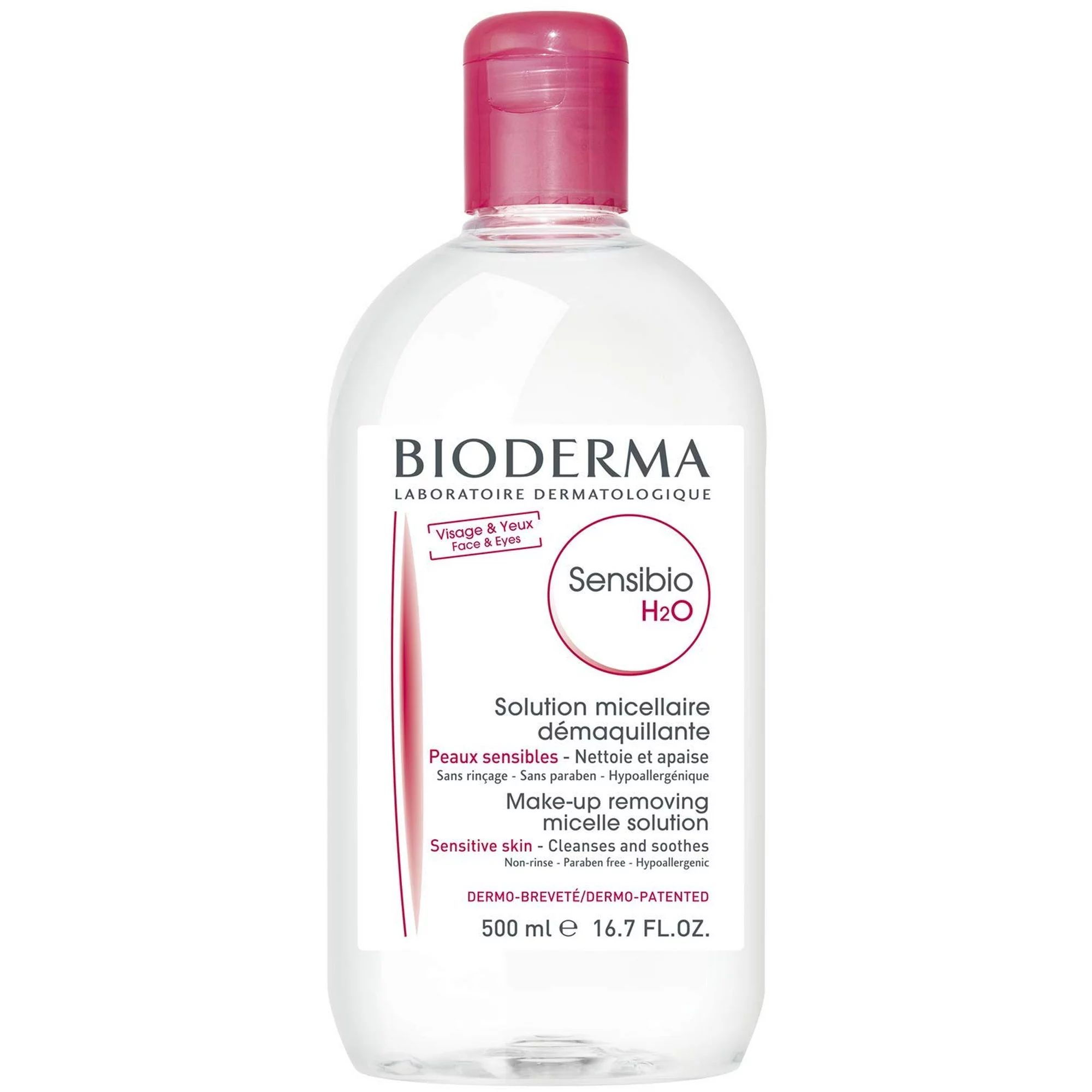 Bioderma Sensibio H2O Soothing Micellar Cleansing Water and Makeup Removing Solution for Sensitiv... | Walmart (US)