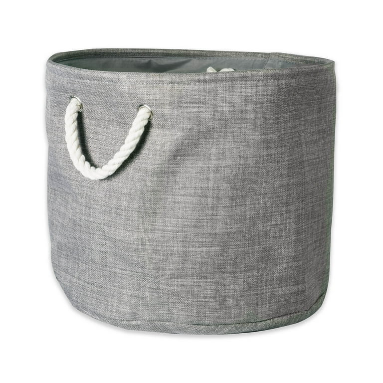 Polyester Bin Variegated Gray Round Large 15x16x16 | Walmart (US)