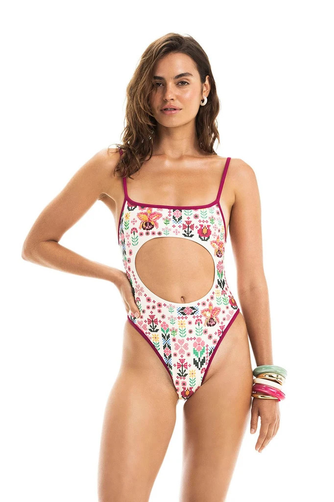 Flarey One Piece Swimsuit | Agua Bendita