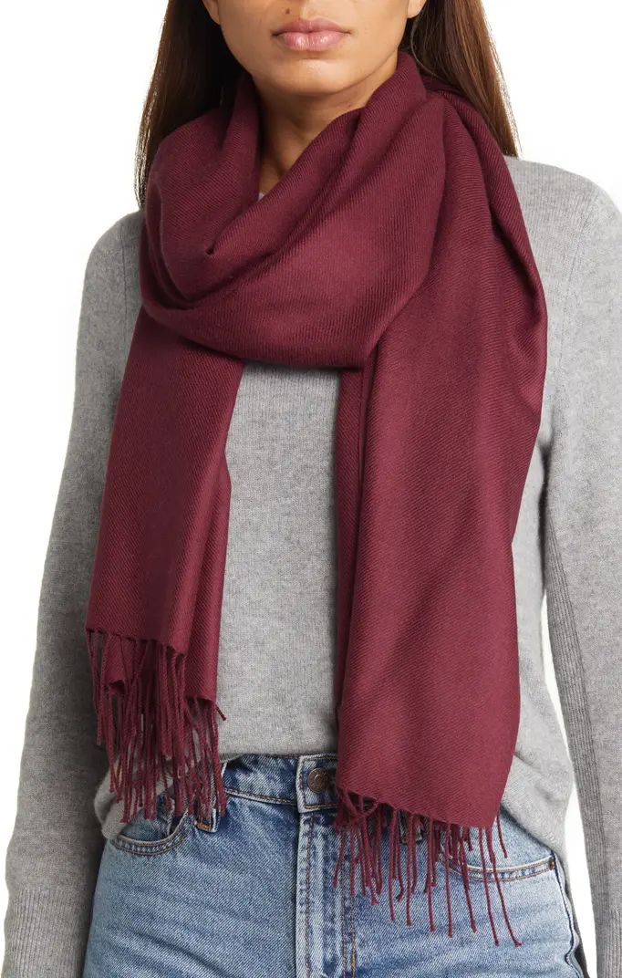 Tissue Weight Wool & Cashmere Scarf | Nordstrom