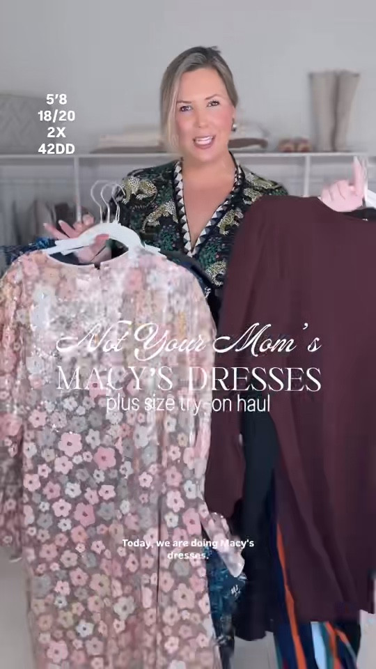 Plus size dresses from Macy’s! All dresses are a 18-20W or 1X!

Plus size fashion, everyday outfit ideas, Macys dresses, holiday outfit ideas, trendy fashion, midsize fashion, plus size dresses 

#LTKPlusSize #LTKMidsize