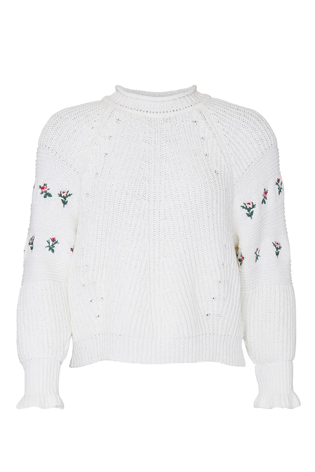 Philosophy di Lorenzo Serafini Knit Embroidered Sweater | Rent The Runway