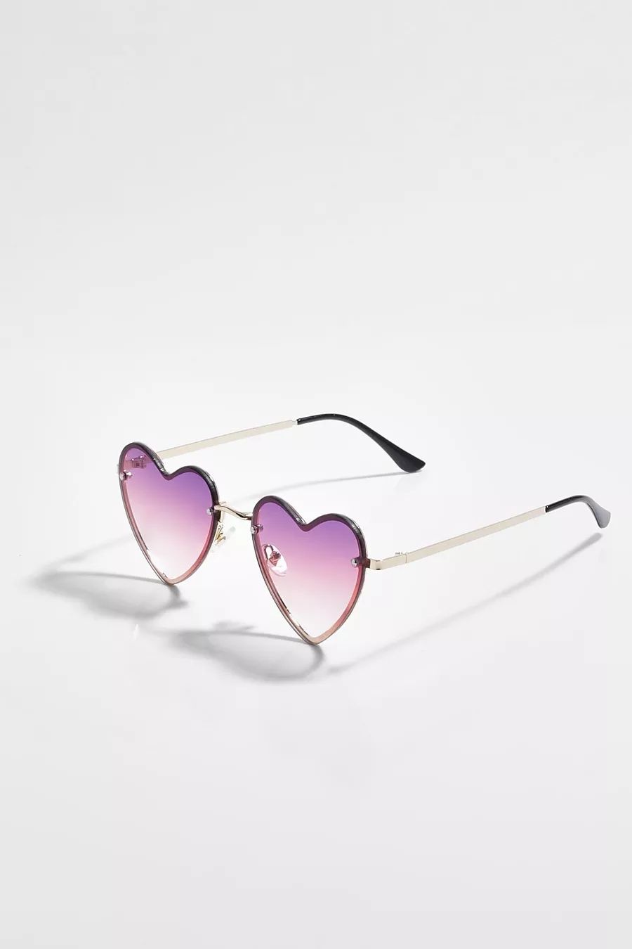 Ombre Heart Sunglasses | Boohoo.com (UK & IE)