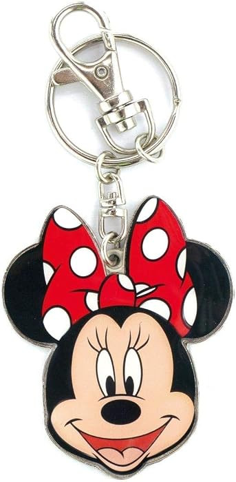 Disney Minnie Two Sided Colored Pewter Key Ring | Amazon (US)