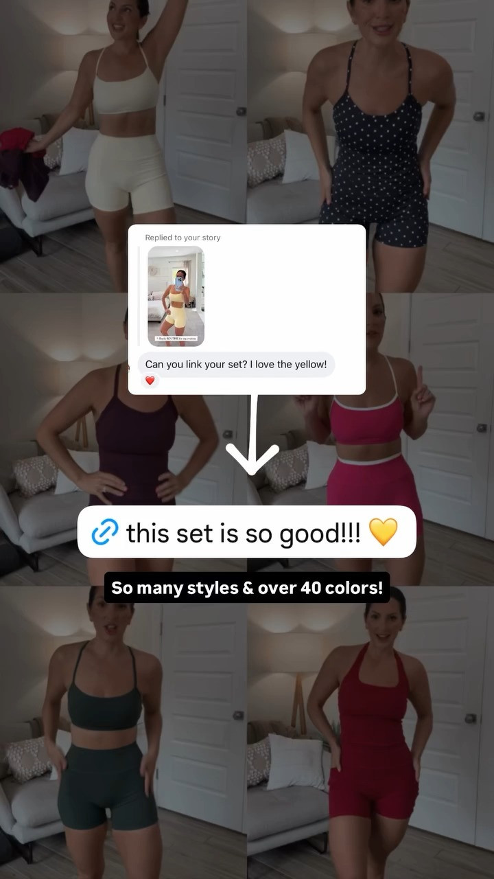 this set is so good!!! 

 #LTKgrwm #LTKActive #LTKBeauty