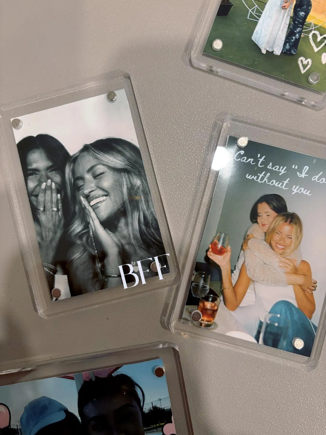 Bridesmaid Proposal Photo Frame, Custom Acrylic Fridge Magnetic Photo Frames with Personalized Ph... | Etsy (US)