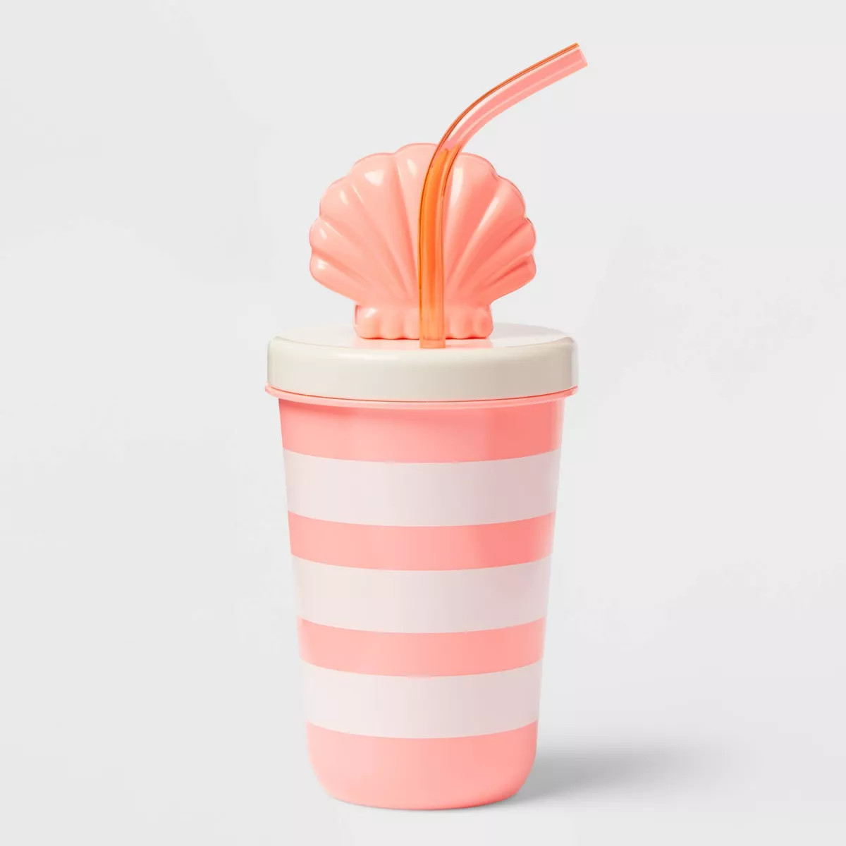 17 fl oz Tumbler with Figural Shell Lid Pink - Sun Squad™ | Target