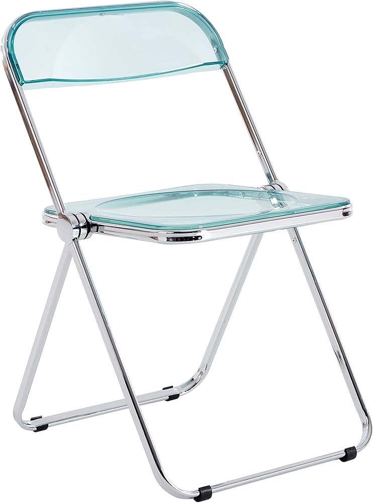 Transparent Acrylic Folding Chairs,Clear Modern Acrylic Chairs,Bearing Weight 200lbs,PC Plastic L... | Amazon (US)