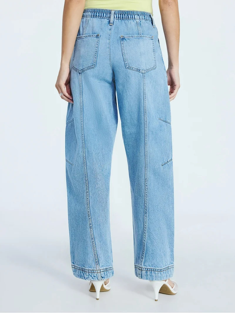 Scoop Women's Pull-on Crop Barrel Pants, Sizes XS-XXL | Walmart (US)