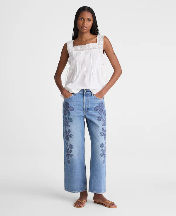 Low-Slung Baggy Crop Jean | Madewell