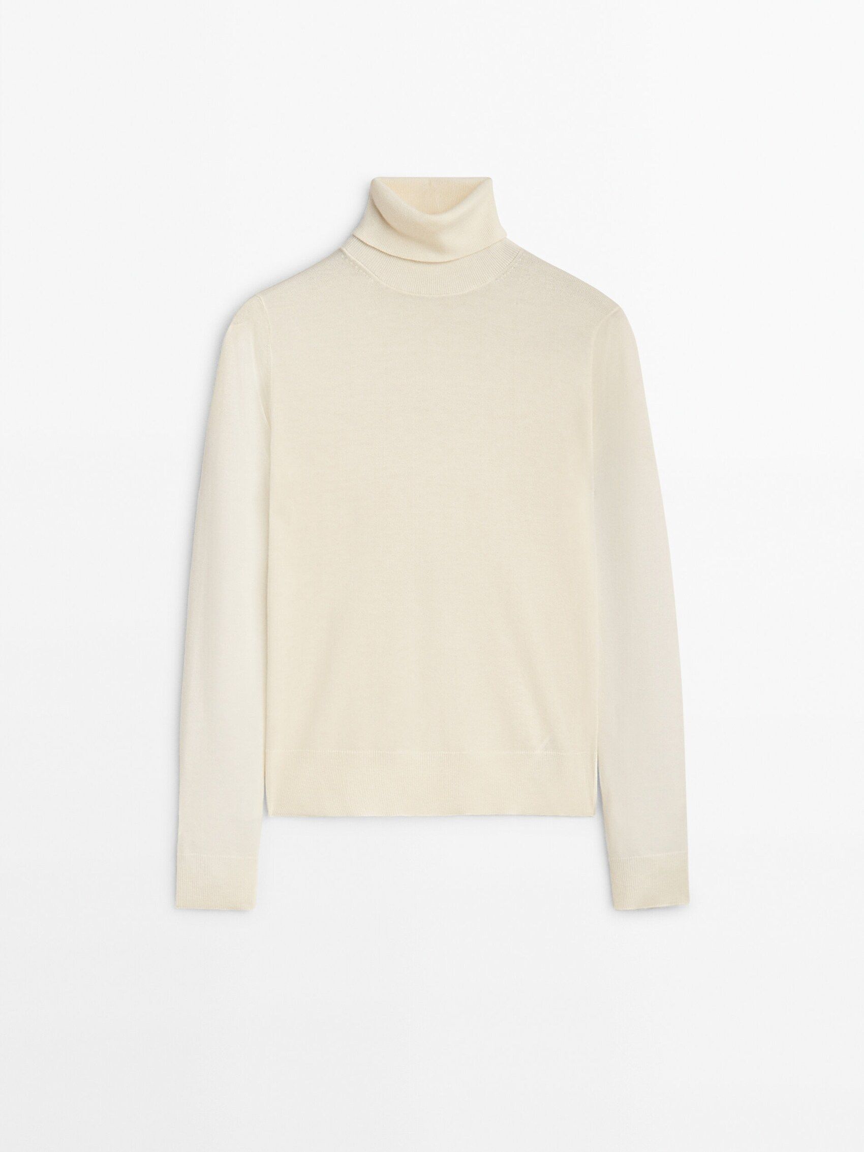 Long sleeve high neck sweater - Massimo Dutti United Kingdom | Massimo Dutti UK