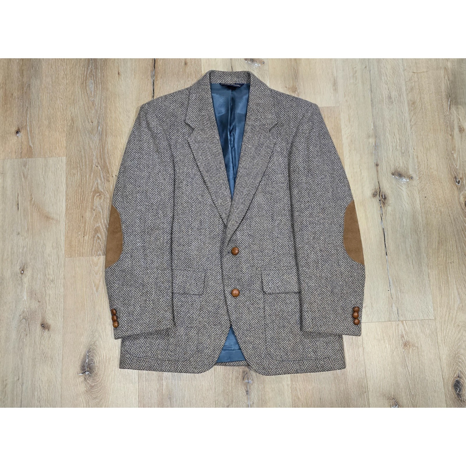Vintage WFF by Farah Tweed Blazer Mens 40R Pure Wool Elbow Patch Sport Coat | eBay US