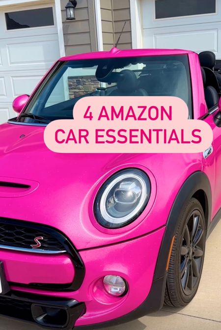 Pink car accessories