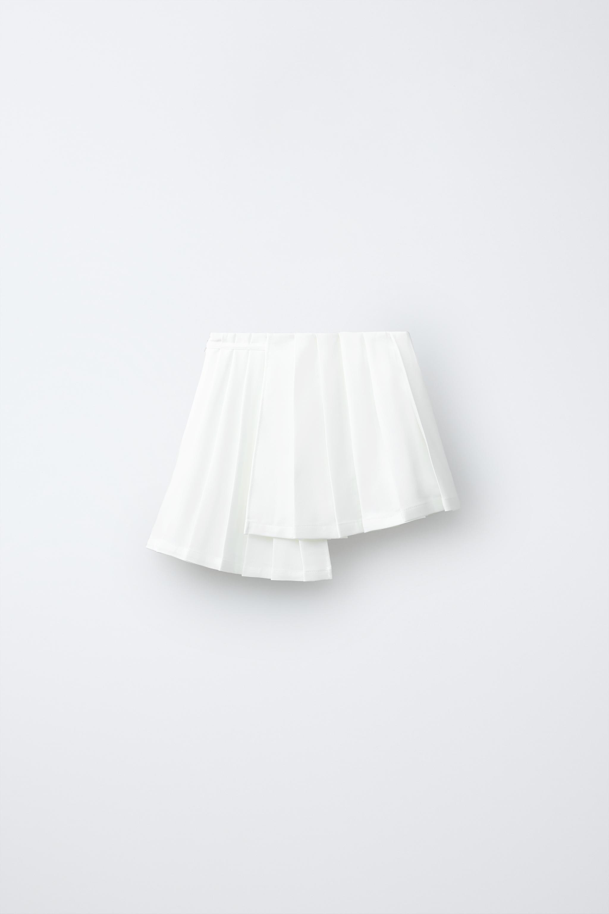 PENN © ASYMMETRIC PLEATED SKIRT | Zara US