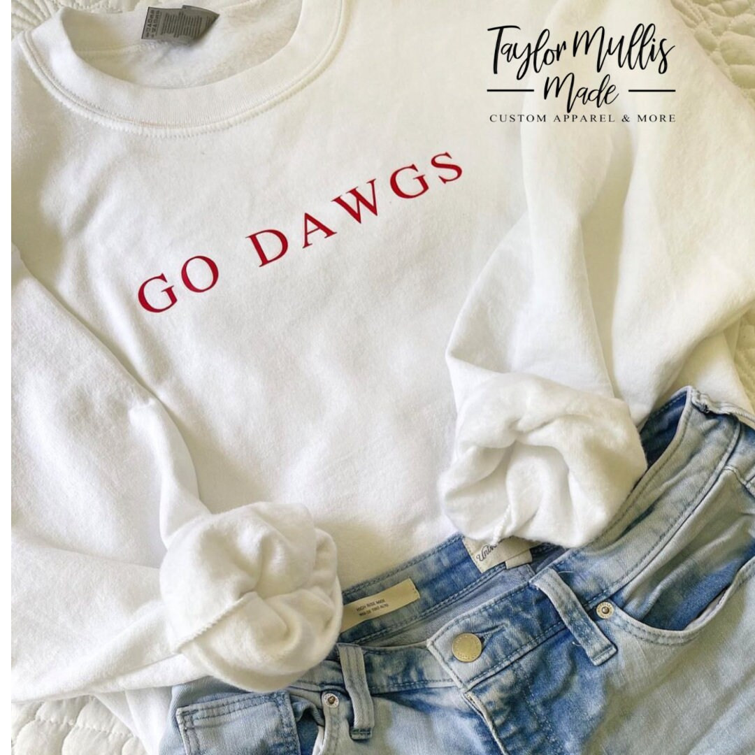 Dawgs Shirt Sic Em Bulldog Shirt Georgia Crewneck Game - Etsy | Etsy (US)