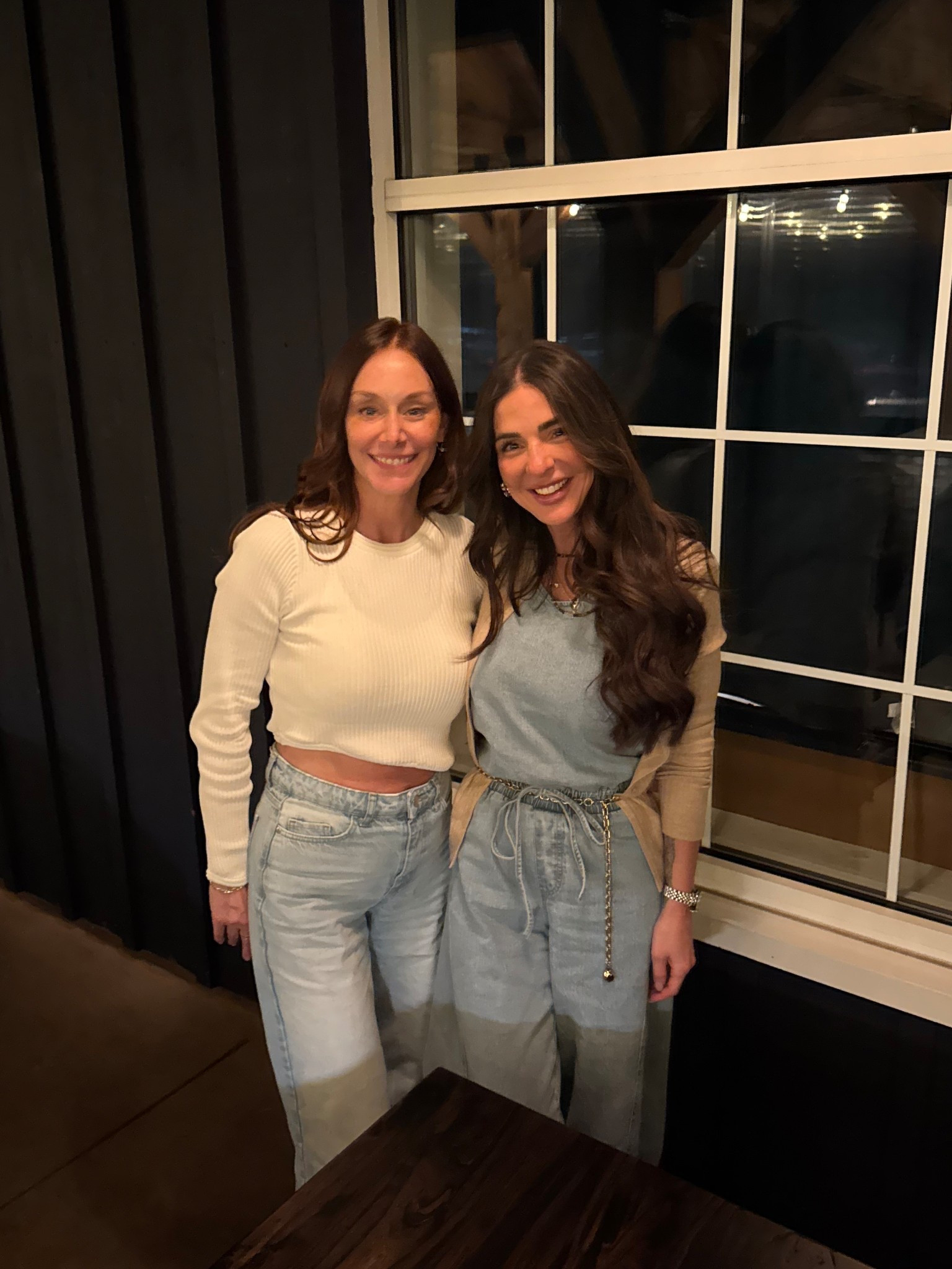 Girls night out. This AF jumpsuit is so good I think i need the dark denim color too! Wearing size XXS

#LTKU #LTKPetite #LTKdayinmylife