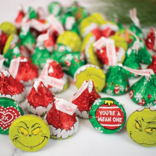 Grinch Hershey's Kisses Christmas Candy | Amazon (US)