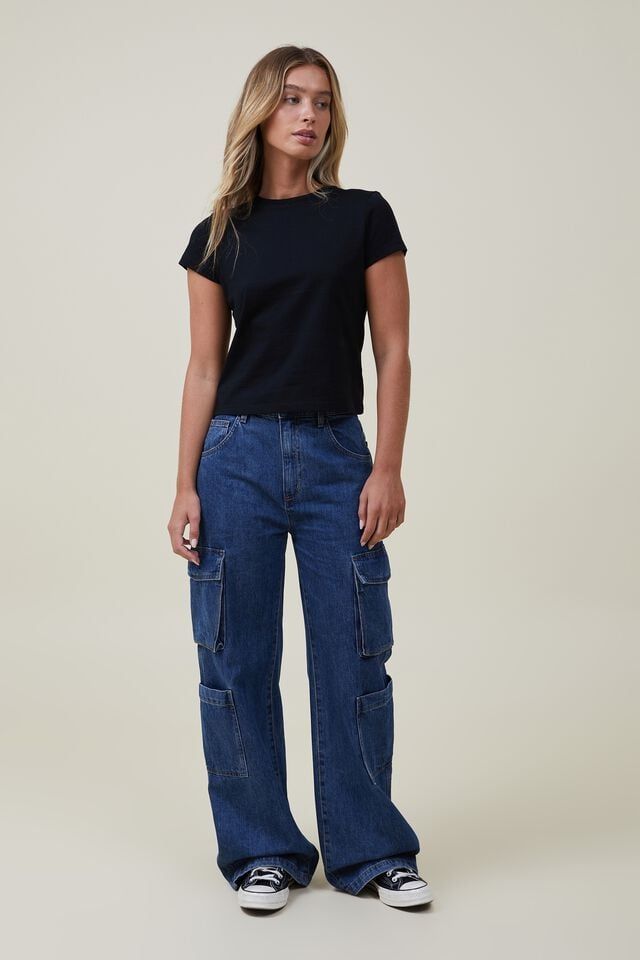 Cargo Wide Leg Jean | Cotton On (US)