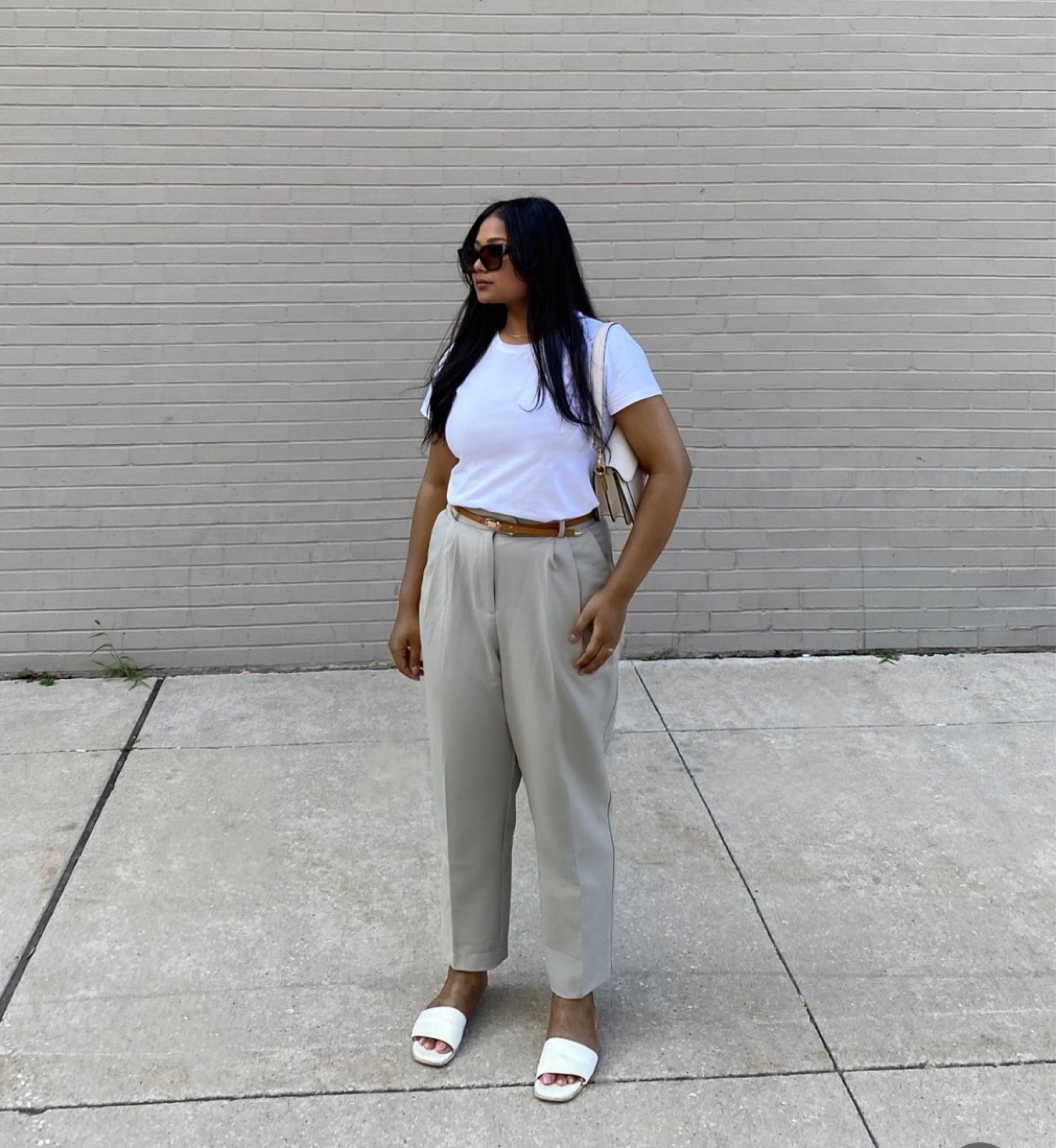 Simple summer outfit 🐚

Summer outfit, summer work outfit, summer style, mango pleasured trouser, straight leg trouser, beige tailored trousers, beige outfit, neutral outfit, cotton crew neck Tshirt, uniqlo suprima, white cotton Tshirt, coach  shoulder bag, coach tabby bag , Prada sunglasses, quiet luxury, outfit inspiration, smart casual outfit ideas, Toronto style, Toronto fashion 

#LTKsummer #LTKcanada #LTKstyletip