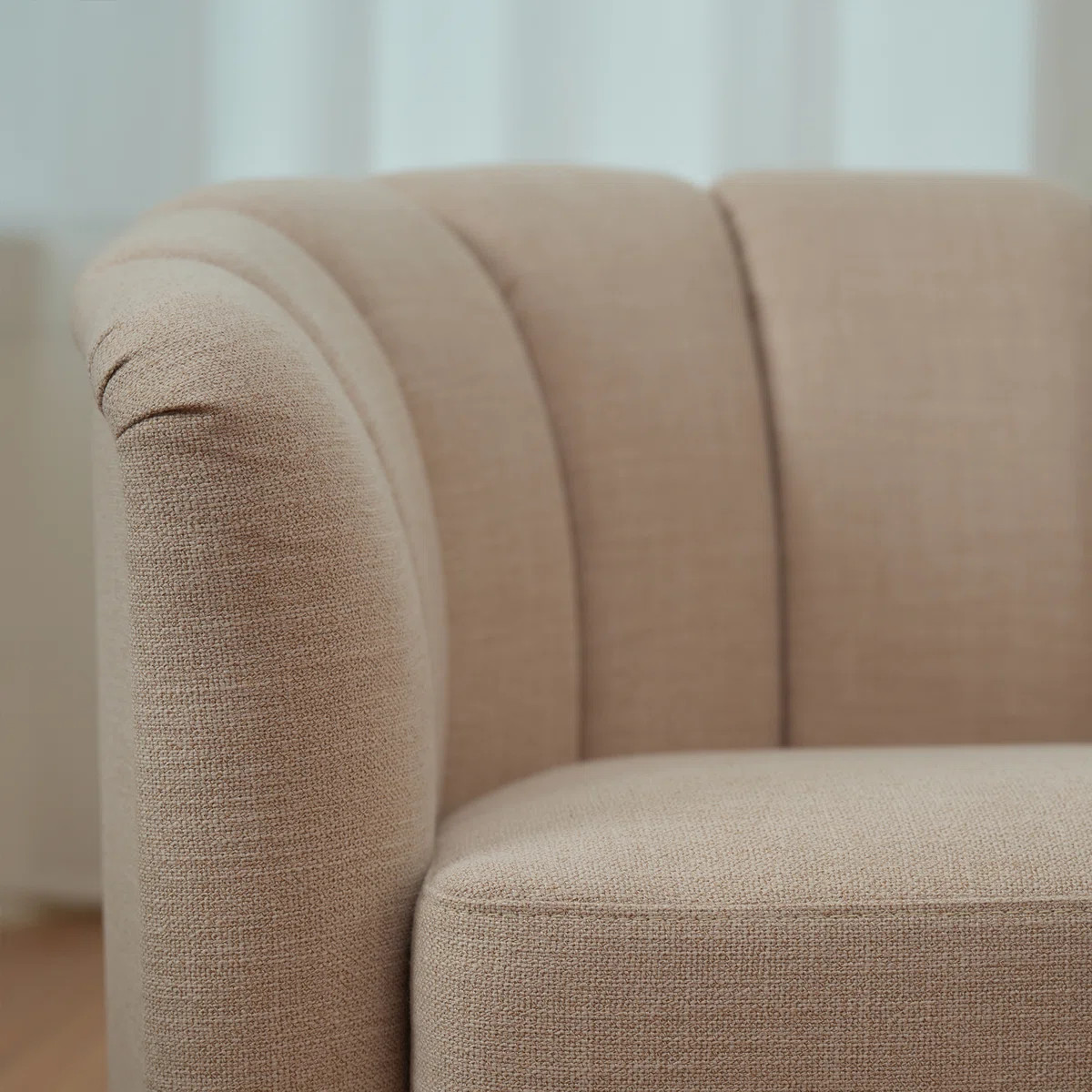 Wolen Upholstered Modern Swivel Barrel Chair | Wayfair North America