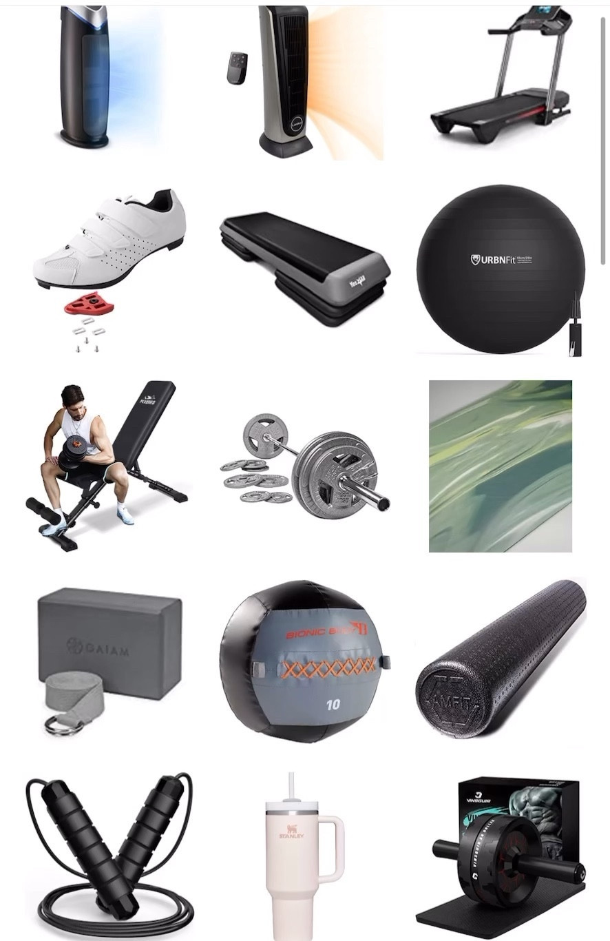 Home gym part 2!!! 

Adding these items to our gym has made a more comfortable setting. These cords are great for connecting phones or laptops to tv! 