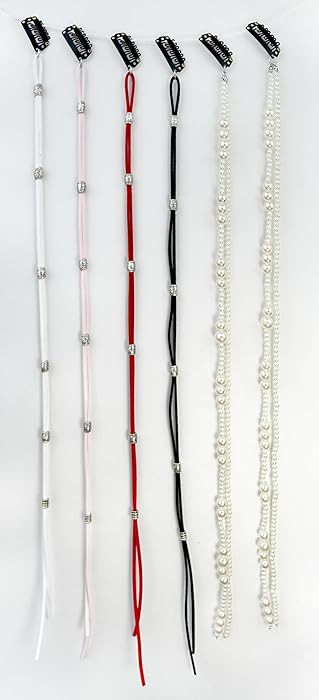 Imitation Pearl and Boho braided hair tie Hair Clip In Hair Braiding clips Long Hair Extension Ha... | Amazon (US)