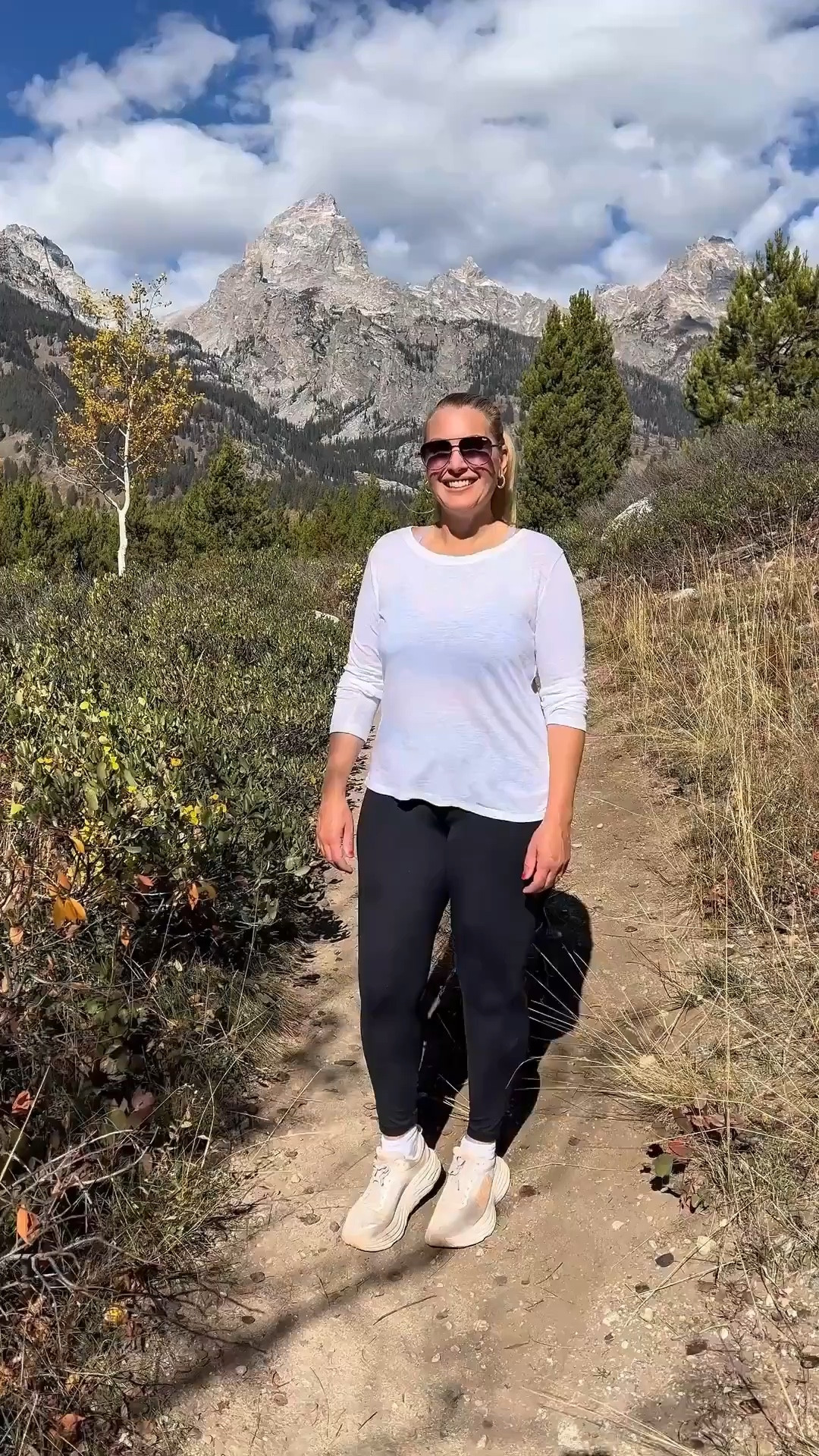 ⛰️GRAND TETON HIKE: Another day, another hike!

💦Taggart and Bradley Lakes are two beautiful lakes with spectacular views of the Teton range.

🚶🏼‍♀️It’s an easy to moderate 5.5 mile hike.

⛰️You’ll enjoy the view of Bradley Lake first, then Grand Teton, Middle Teton and Teewinot Mountain from across the Lake.

🐛We encountered a woolly bear caterpillar, baby snake, squirrel and mule deers along the way!

🚶🏼‍♀️HIKING OUTFIT: @amazonfashion
🕶️ SUNGLASSES: @quayaustralia
👟SNEAKERS: @hoka

#hiking #hikingstyle #casualstyle #athleisure #fallootd #fallfashion #falloutfit #hoka #hokasneakers #flyhumanfly #findyourquays #amazonfashion #founditonamazon #grandtetonnps #grandtetons #grandtetonnationalpark #grandtetonmountains #explorewyoming  #visitwyoming #TLPicks #getoutside #goexplore #street2beachstyle #LTK #tampablogger #stpeteblogger #floridablogger @jtstjtst11 

#LTKSeasonal #LTKOver40 #LTKSaleAlert #LTKU #LTKTravel #LTKgrwm #LTKootd #LTKMidsize #LTKActive #LTKfitnessgoals
