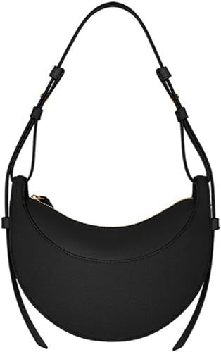 Leather Crescent Bag for Women, Designer Shoulder Bags, Sling Crossbody Bag Purse Casual Dumpling... | Amazon (US)