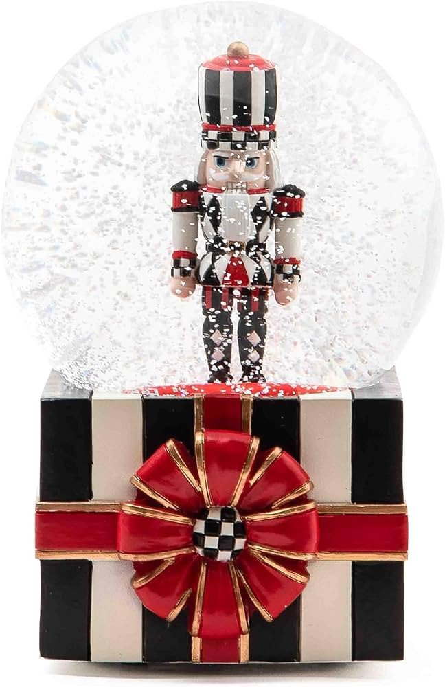 MACKENZIE-CHILDS Snow Globe, Christmas Decoration for Living Room, Holiday Decor, Nutcracker Gift... | Amazon (US)