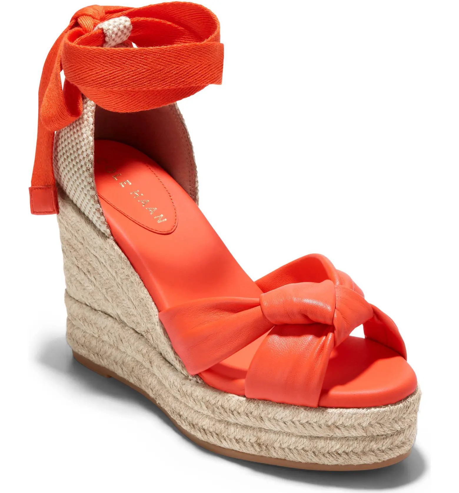 Cole Haan Cloudfeel Hampton Ankle Tie Espadrille Wedge Sandal (Women) | Nordstrom | Nordstrom
