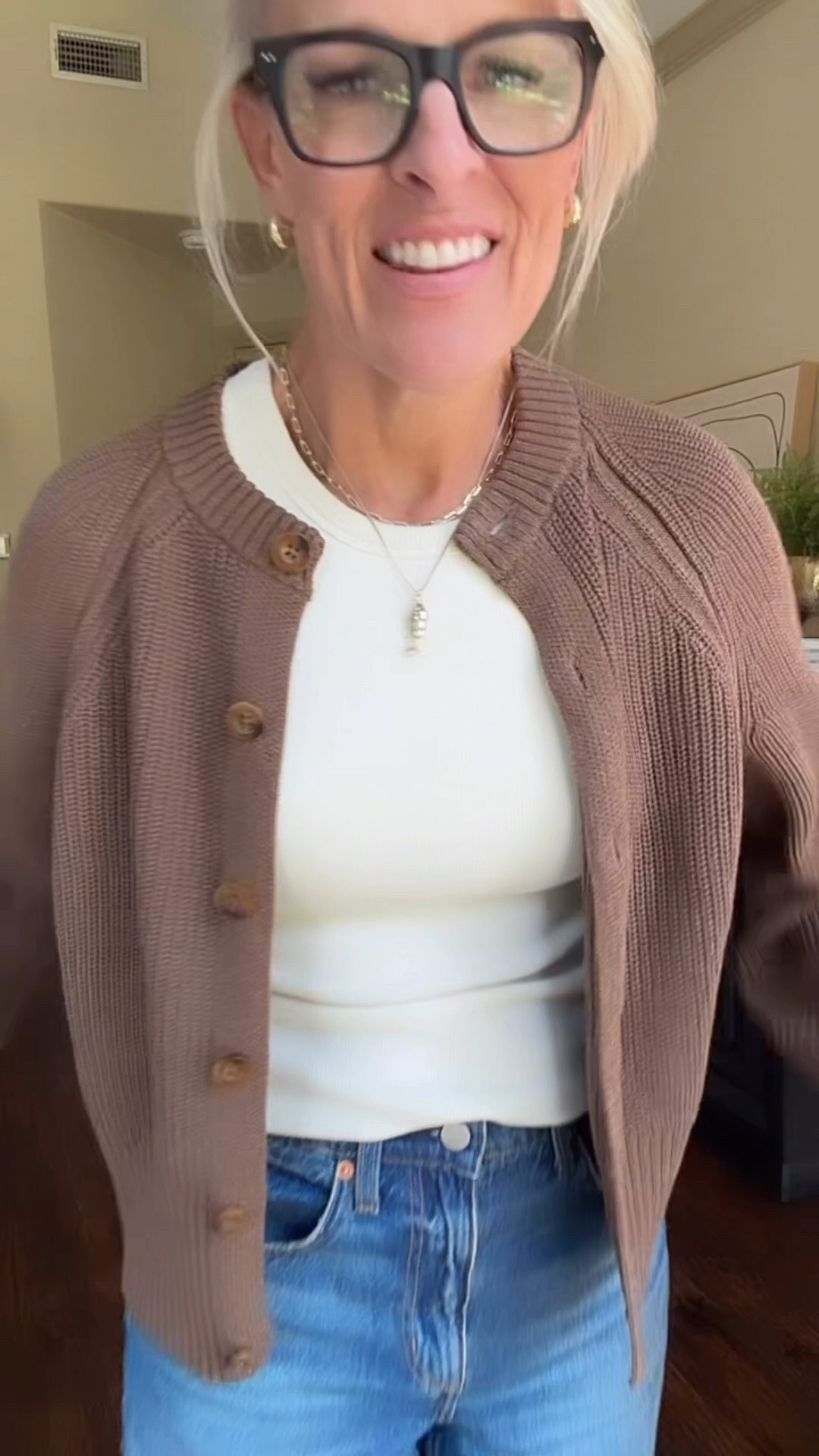 I typically size up 1
To 2 sizes in their sweaters. 

@Target

#LTKdayinmylife #LTKootd #LTKOver40