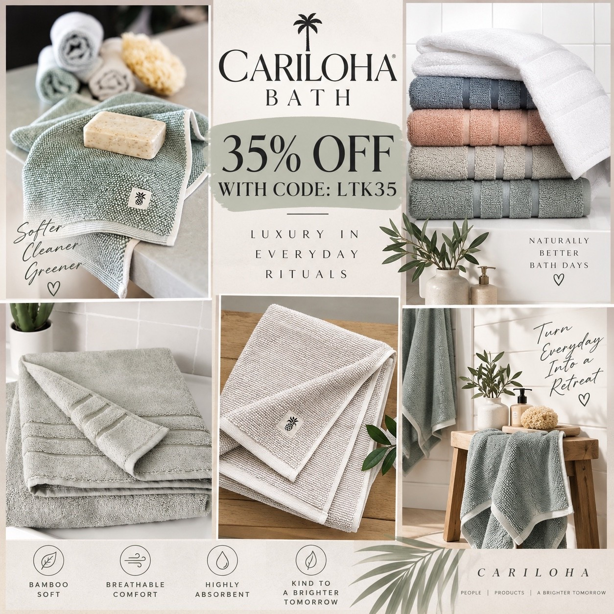 #ad @Cariloha has the best bath towels! High quality at affordable prices! You’ll think you’re at a spa!!

#LTKselfcare #LTKSaleAlert #LTKHome