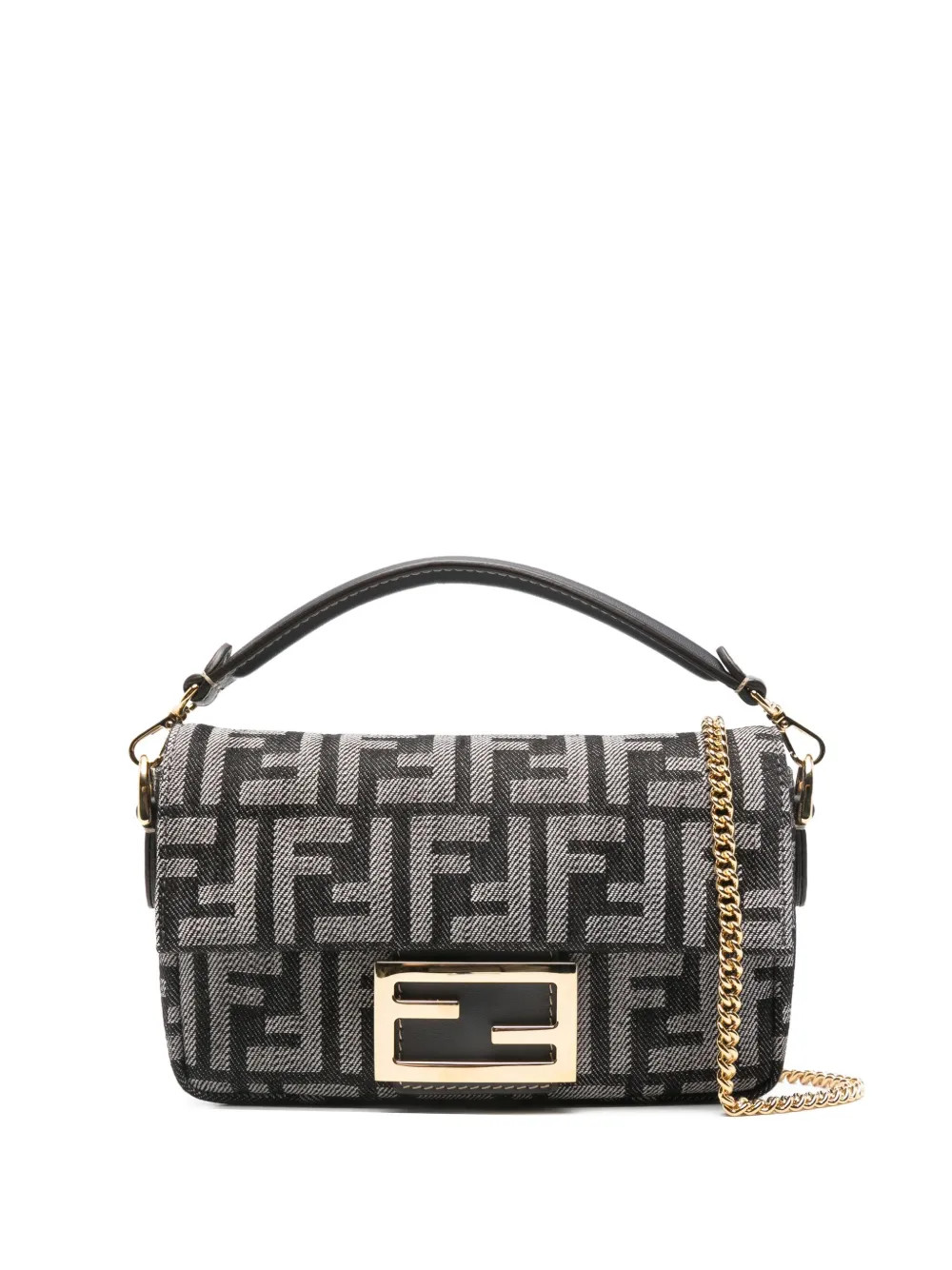 FENDI Baguette Mini Bag | Black | FARFETCH | Farfetch Global