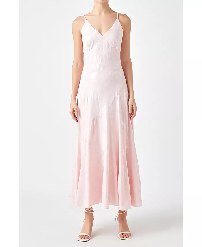 endless rose Women's Printed Foil Slip Dress - Macy's | Macy's