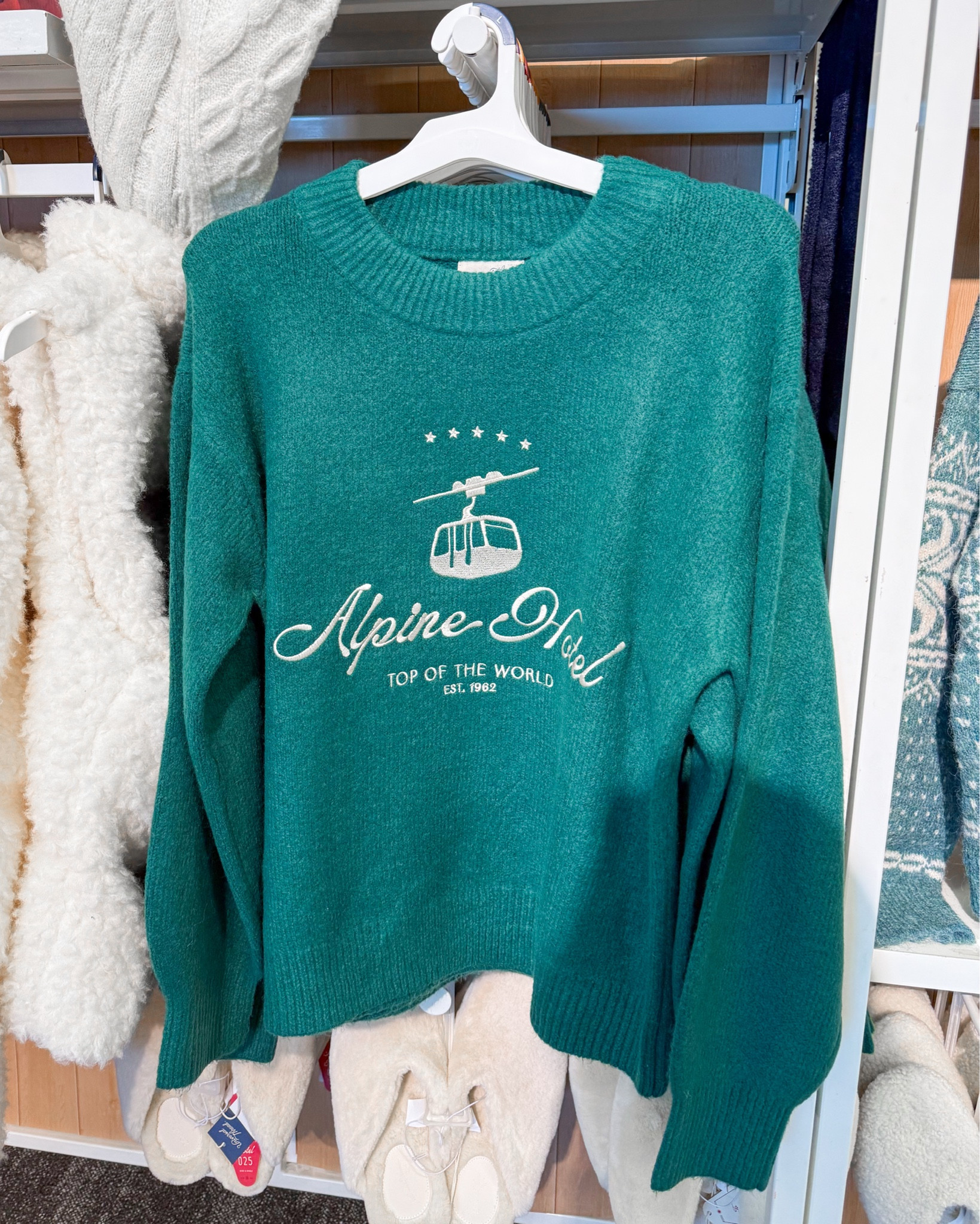 Obsessed with this super cute and cozy crewneck sweater from Target! It is so soft and great quality!

Target finds, Target sweatshirt, emerald green sweatshirt, Alpine hotel sweatshirt, green sweater, winter sweaters, travel sweaters, Stang and Co

#LTKSeasonal #LTKFindsUnder50 #LTKActive