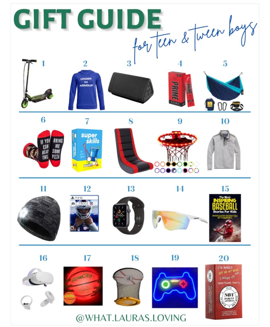 2023 Holiday Gift Guide - Teen & Tween Boys (Part 2)