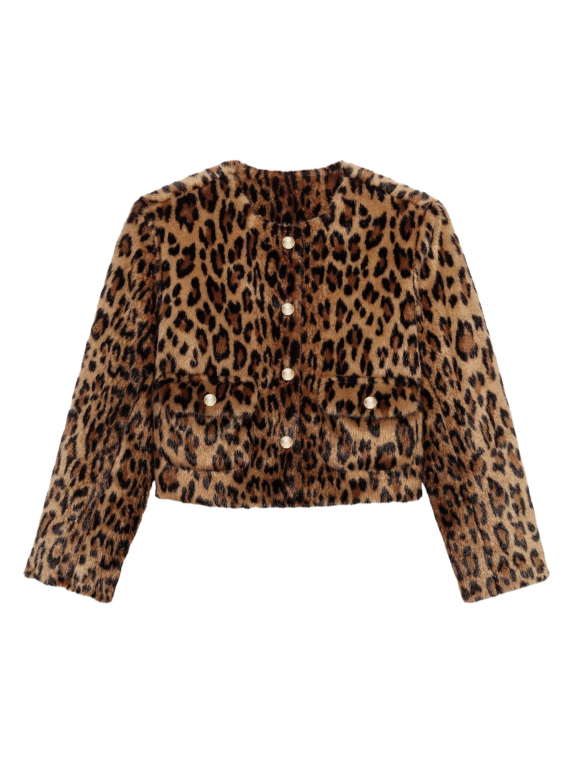 Maje Leopard Faux Fur Jacket | Saks Fifth Avenue | Saks Fifth Avenue
